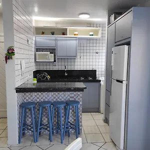 Apto 50m Praia- 4 Pessoas, Wifi, Sacada, Churrasqueira, Garagem Para Veiculos Pequenos - Residencial Roveda Apartamento